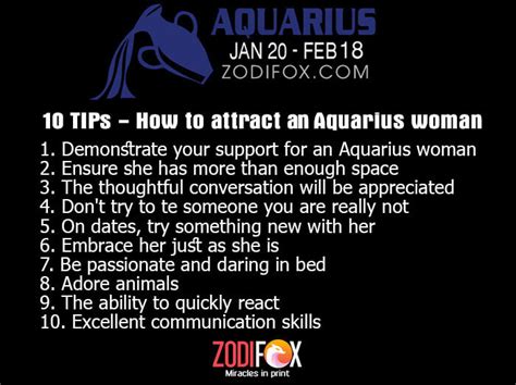 how to attract an aquarius woman